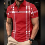 Code: 115 (Red) Premium China Polo Shirt For Men