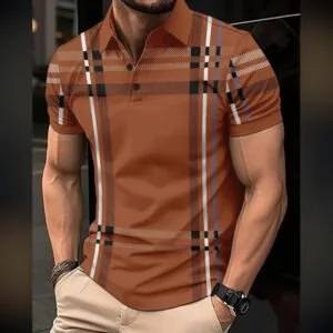 Code: 115 (Chocolate) Premium China Polo Shirt For Men