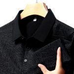 Code: 618(Black) Premium China Polo Shirt For Men - Image 2