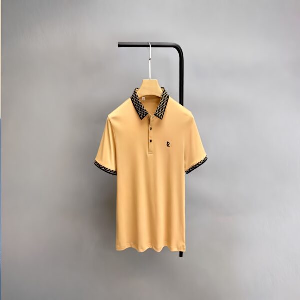 Code: 1845 Premium Cotton Polo Shirt For Men - Image 2