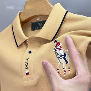 Code: 753 Premium Cotton Polo Shirt For Men