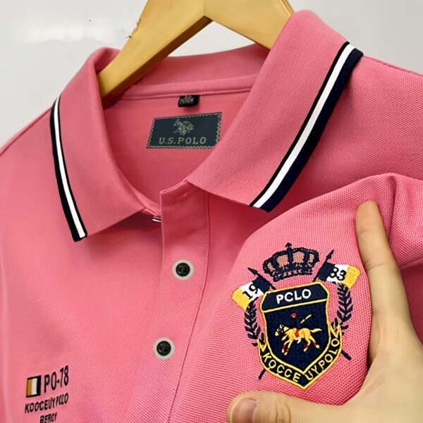 Code: 754 Premium Cotton Polo Shirt For Men