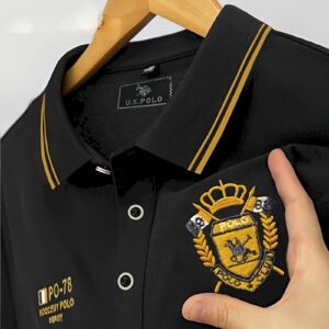 Code: 755 Premium Cotton Polo Shirt For Men