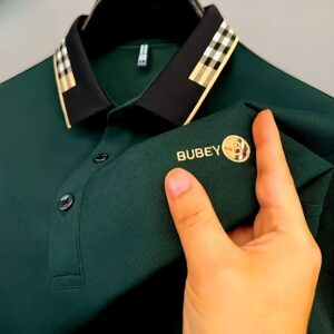 Code: 2078 (Bottle Green) Premium Cotton Polo Shirt For Men