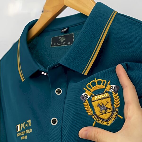 Code: 955 Premium Cotton Polo Shirt For Men
